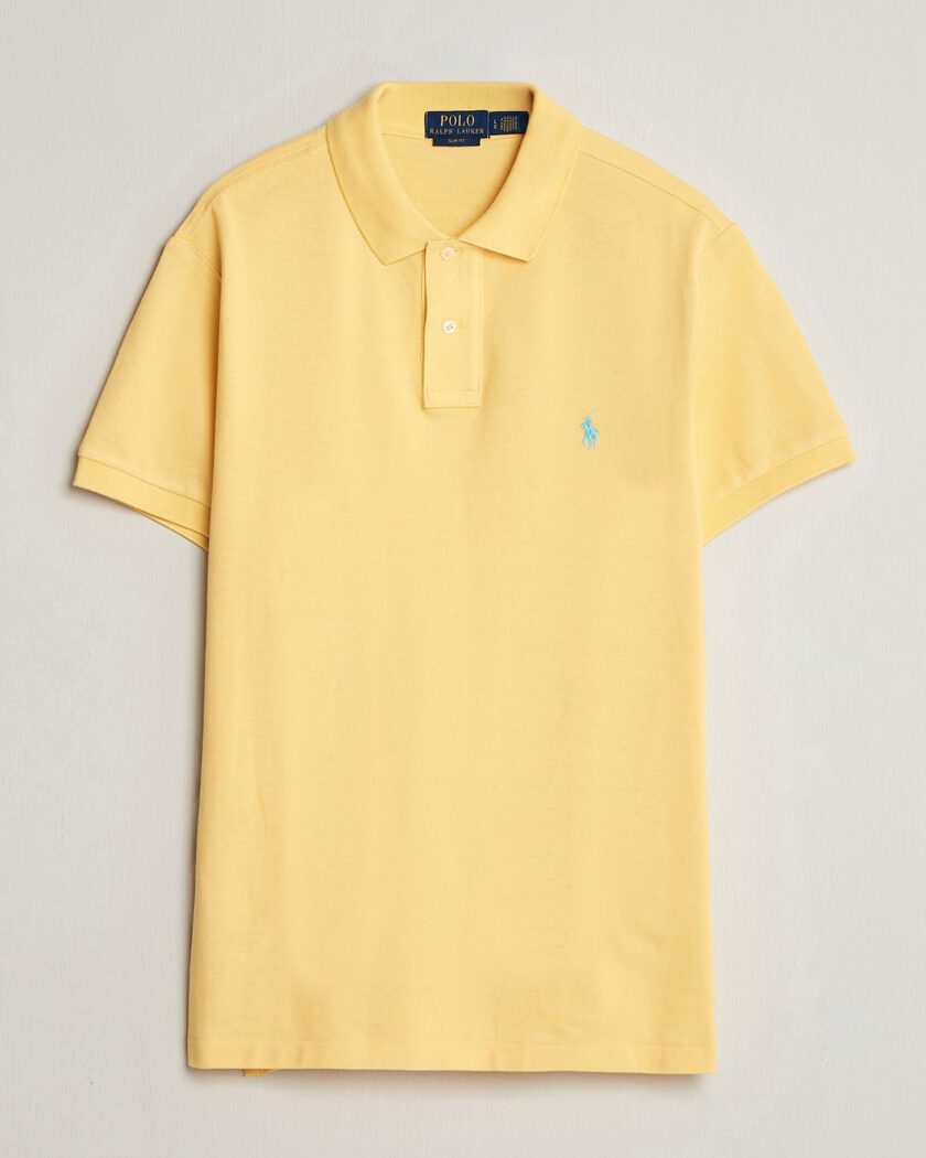 Polo Ralph Lauren Slim Fit Polo Empire Yellow – Geel