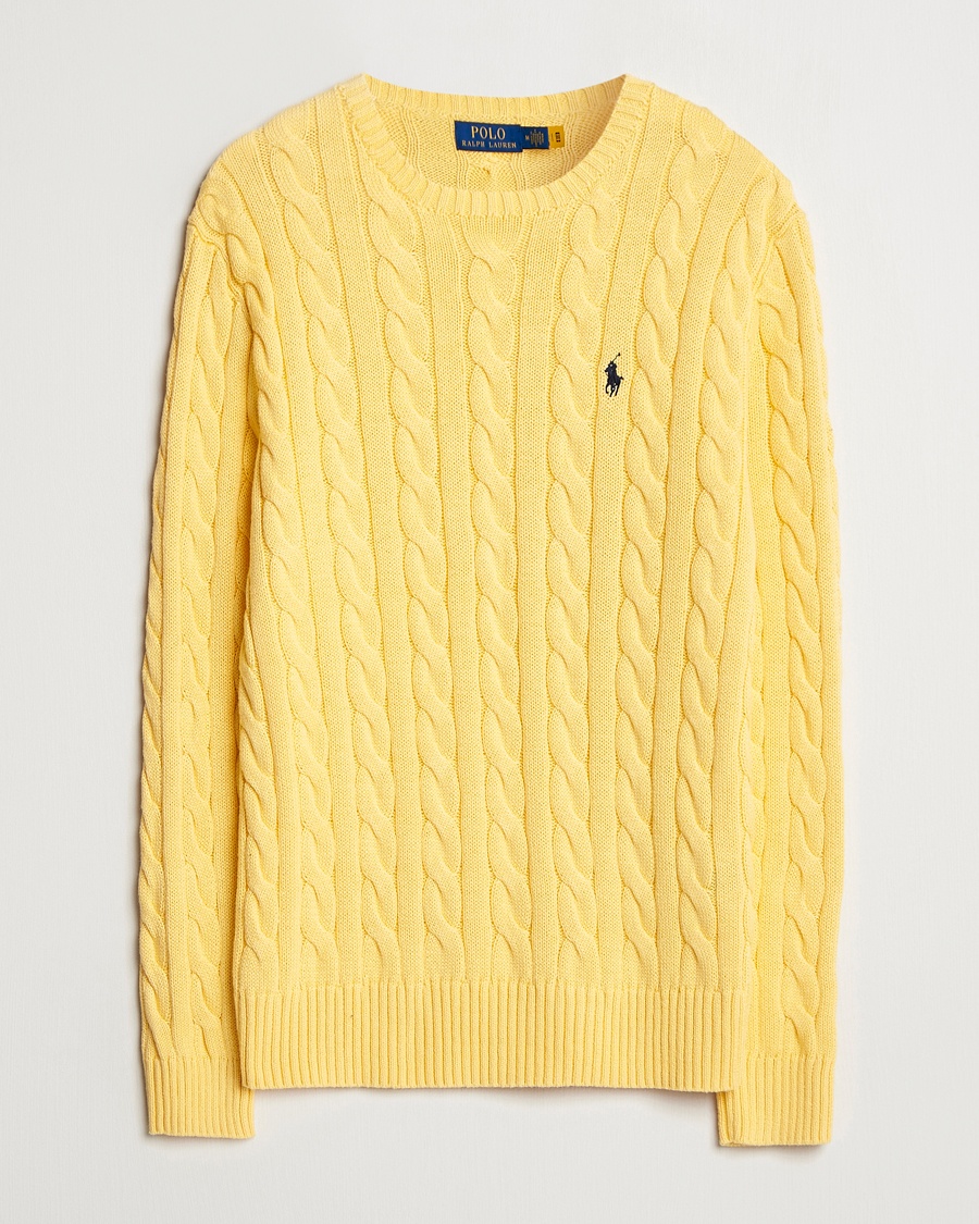 Heren | Truien | Polo Ralph Lauren | Cotton Cable Pullover Fall Yellow