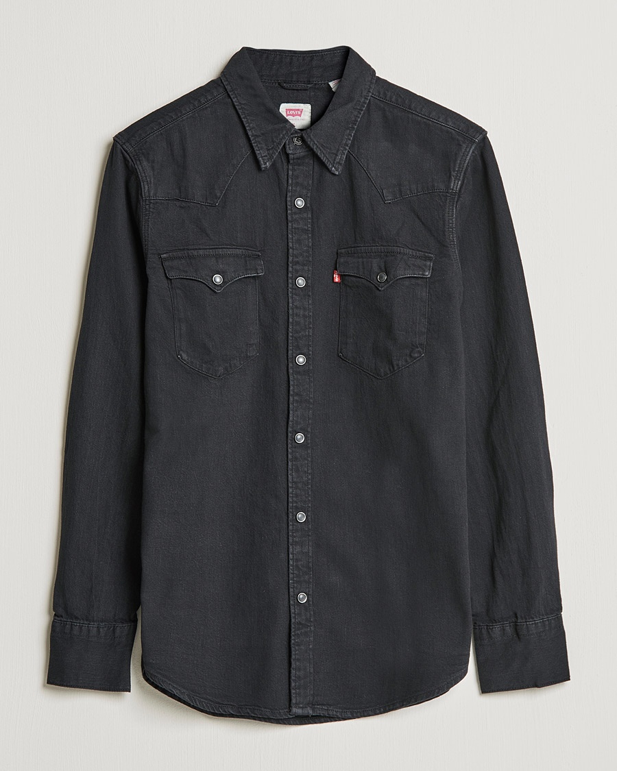 Levi's Barstow Western Standard Shirt Marble Black – Zwart