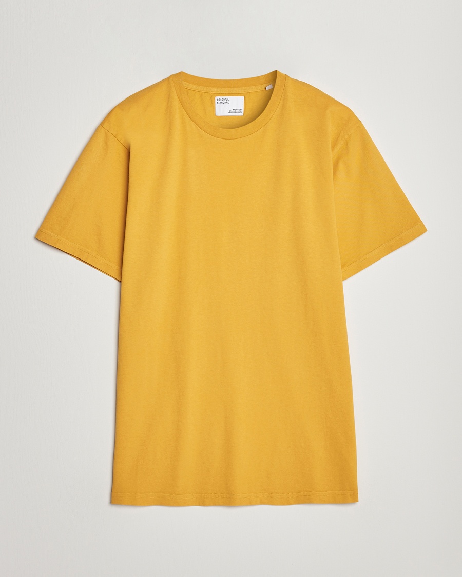 Colorful Standard Classic Organic T-Shirt Burned Yellow – Geel