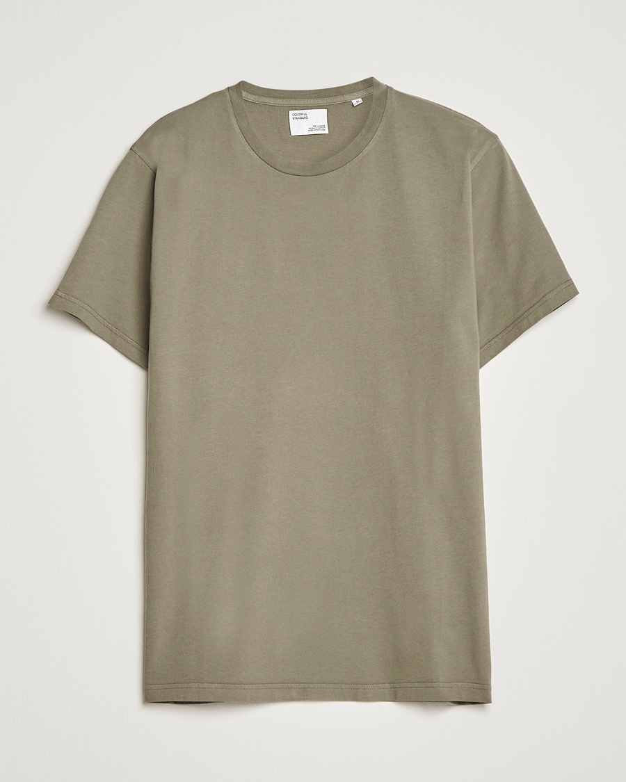 Colorful Standard Classic Organic T-Shirt Dusty Olive – Groen