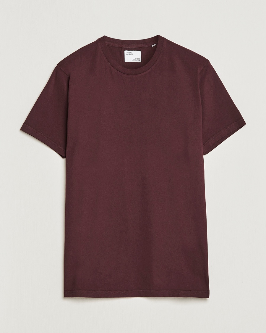 Colorful Standard Classic Organic T-Shirt Oxblood Red – Rood