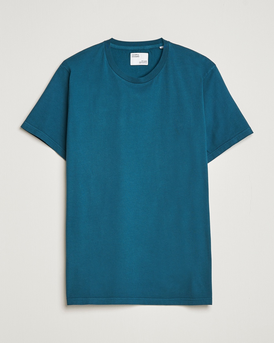 Heren | | Colorful Standard | Classic Organic T-Shirt Ocean Green