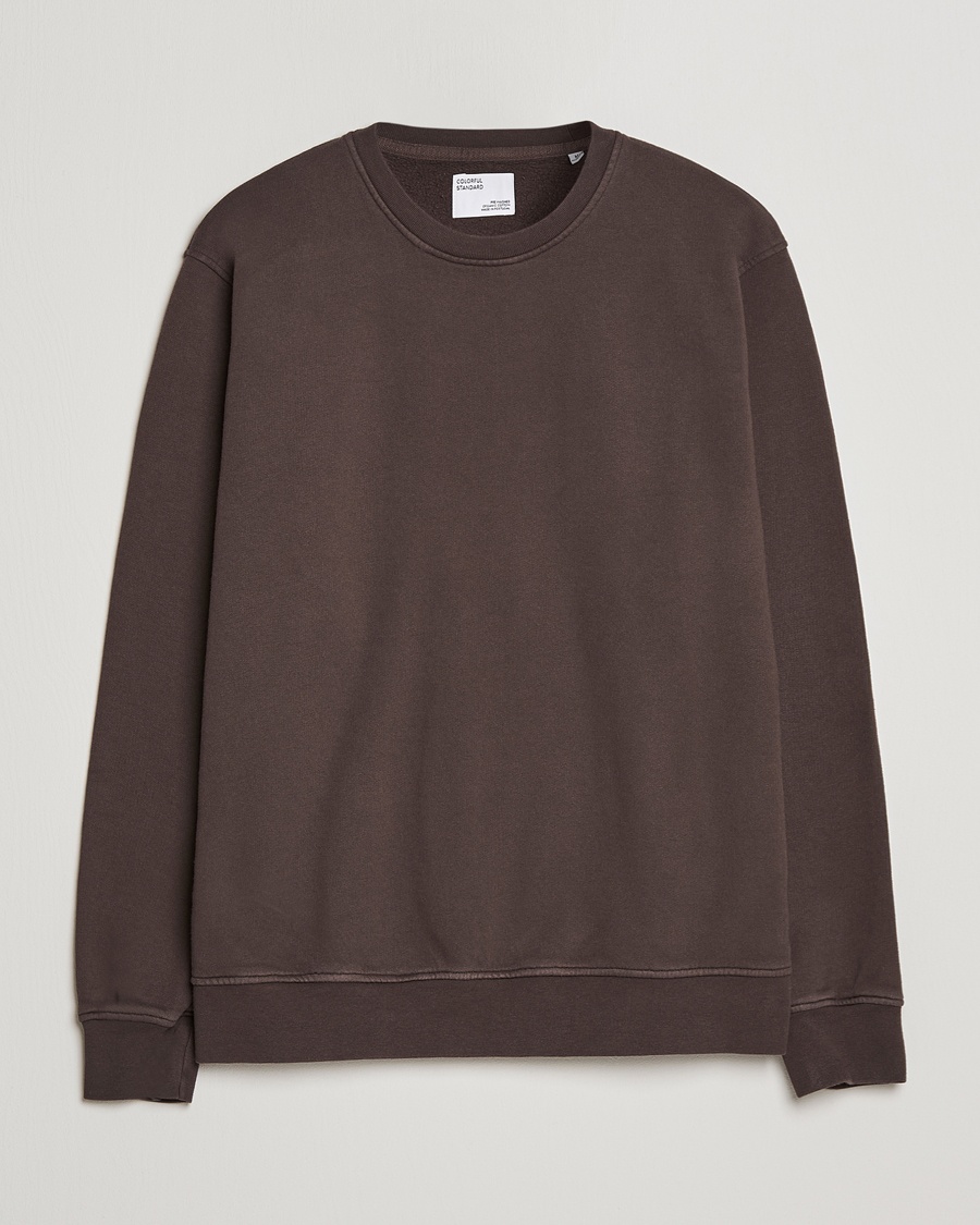 Colorful Standard Classic Organic Crew Neck Sweat Coffee Brown – Bruin