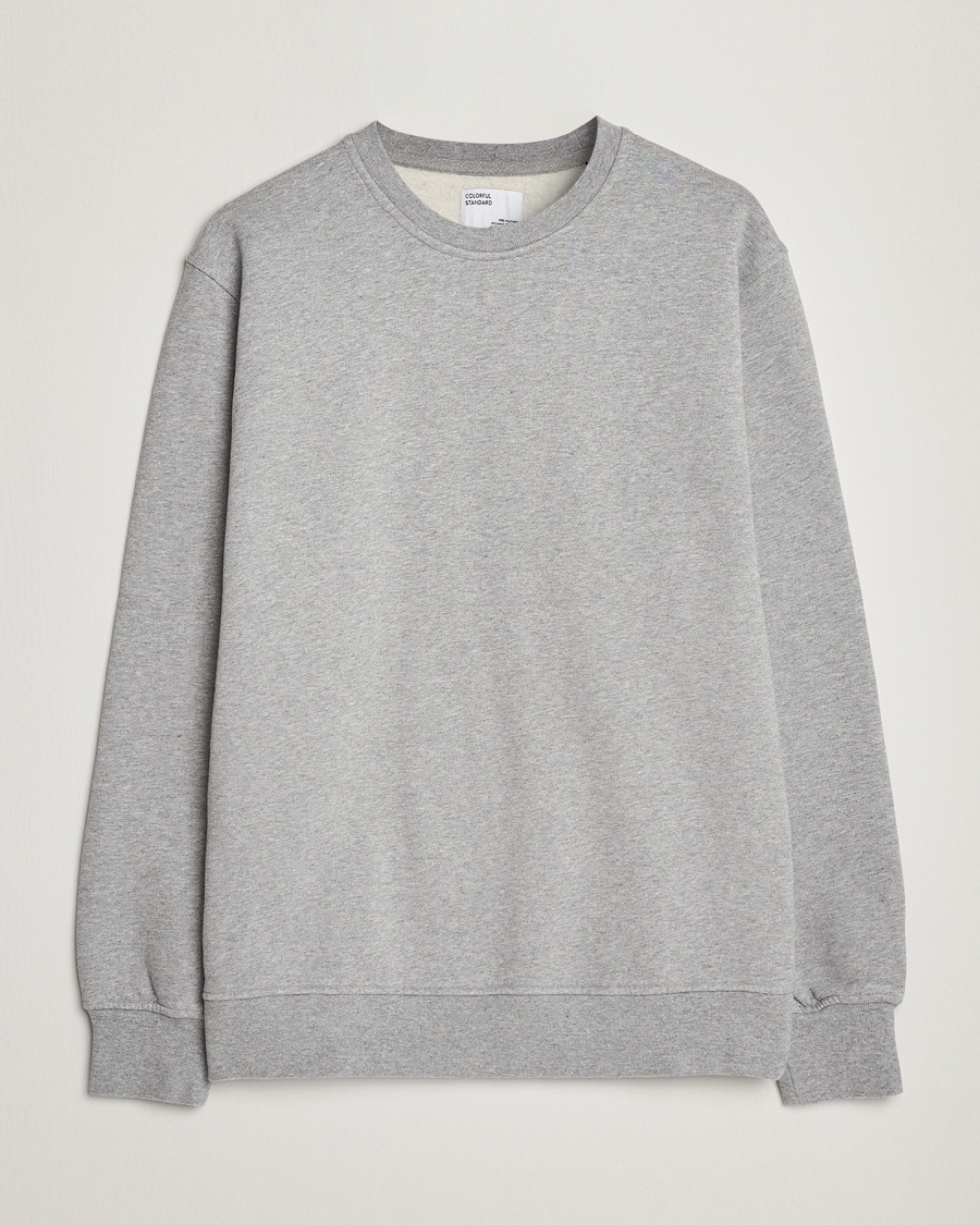Colorful Standard Classic Organic Crew Neck Sweat Heather Grey – Grijs