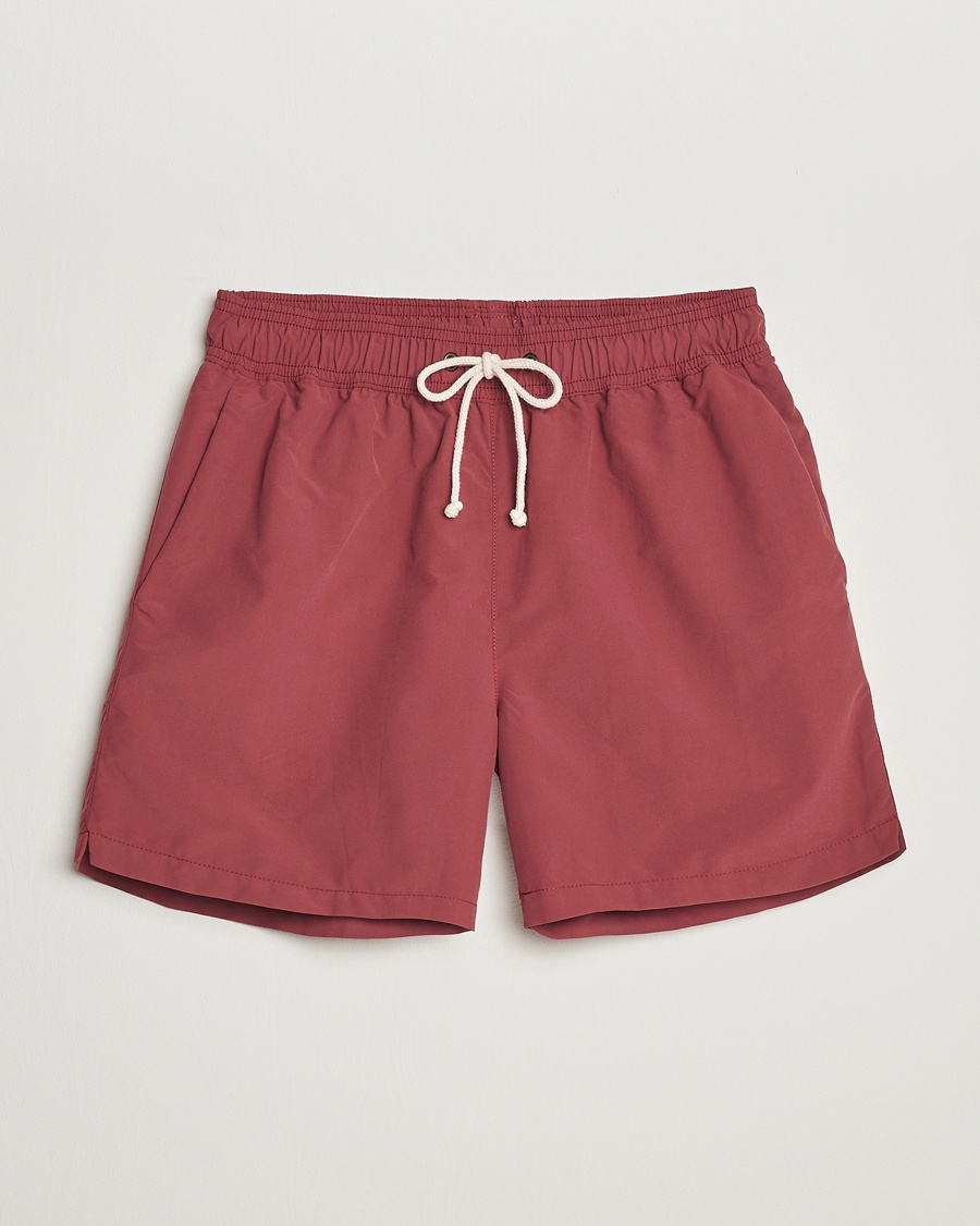 Ripa Ripa Plain Swimshorts Soft Red – Rood