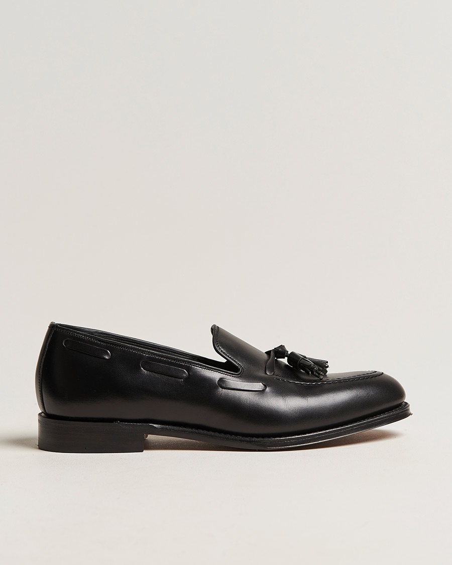 Loake 1880 Russell Tassel Loafer Black Calf – Zwart