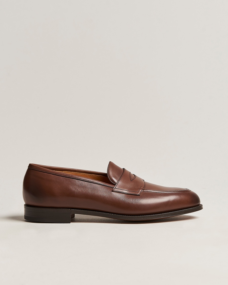 Edward Green Piccadilly Penny Loafer Dark Oak Antique – Bruin