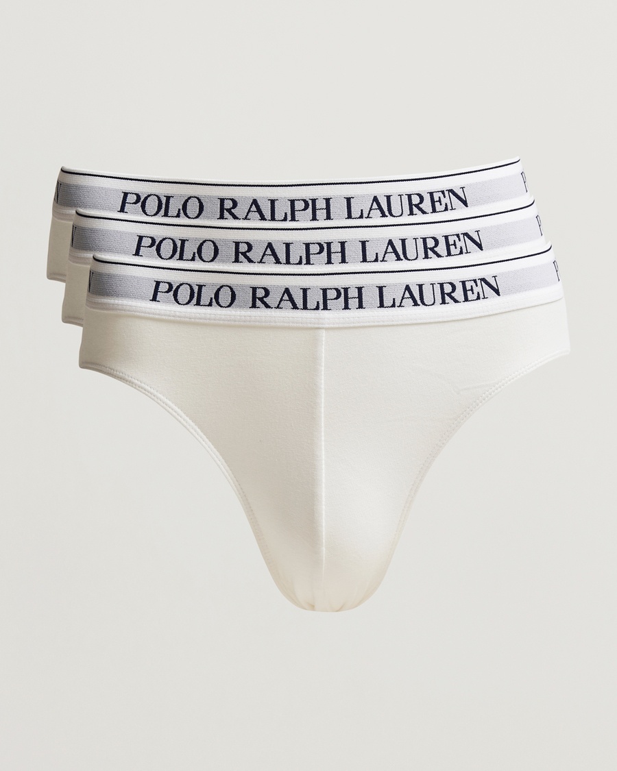 Polo Ralph Lauren 3-Pack Low Rise Brief White – Wit