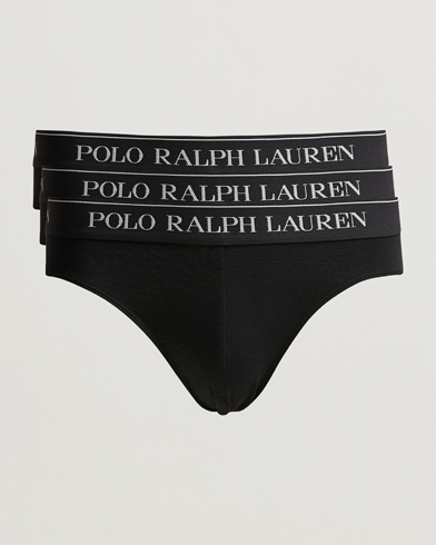 Heren | Polo Ralph Lauren | Polo Ralph Lauren | 3-Pack Low Rise Brief Black
