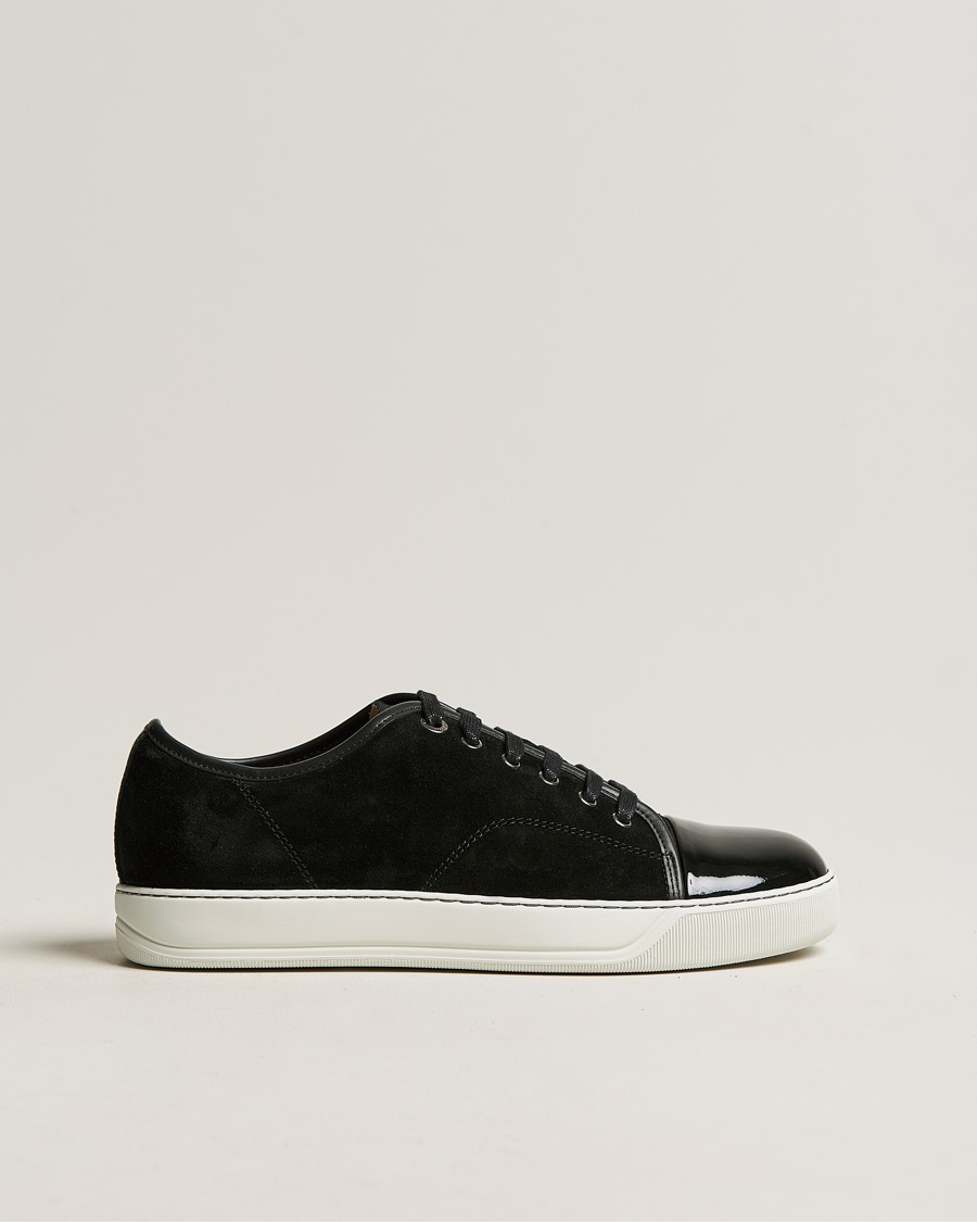Heren | Lanvin | Lanvin | DBB1 Patent Cap Toe Sneaker Black