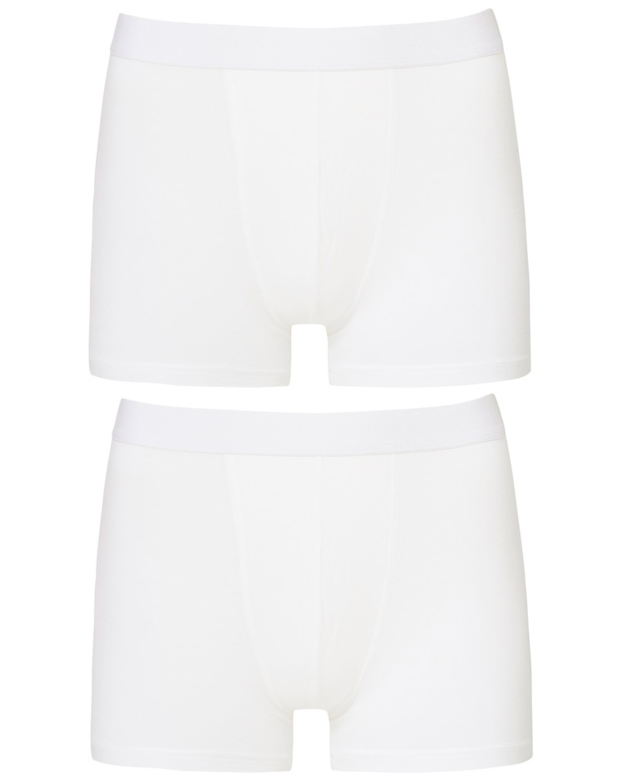 Bread & Boxers 2-Pack Boxer Breif Modal White - Maat: M - Kleur: Wit
