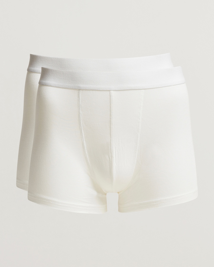 Bread & Boxers 2-Pack Boxer Breif Modal White – Wit