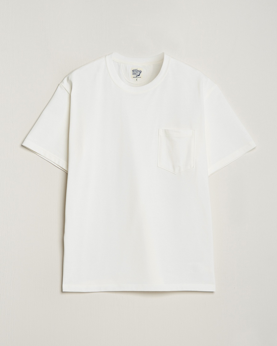 Heren | | orSlow | Pocket T-Shirt White