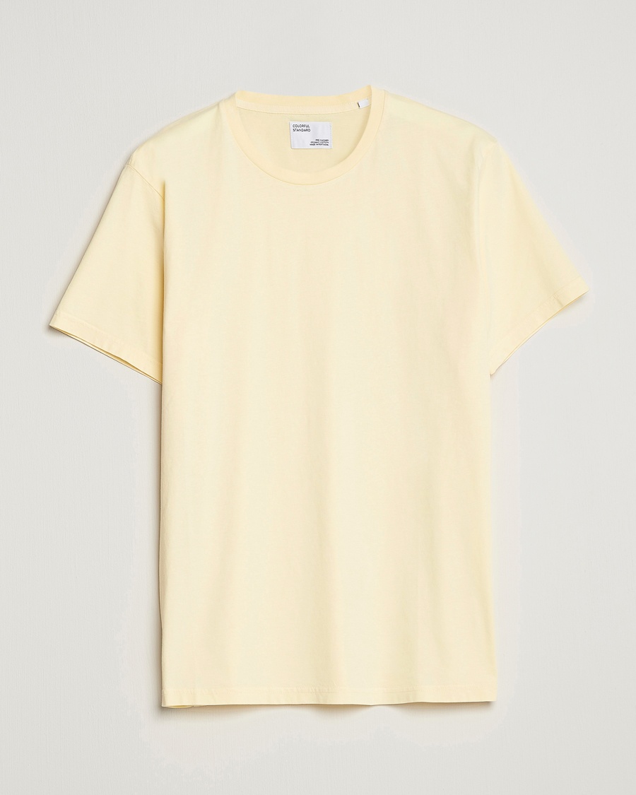 Colorful Standard Classic Organic T-Shirt Soft Yellow – Geel