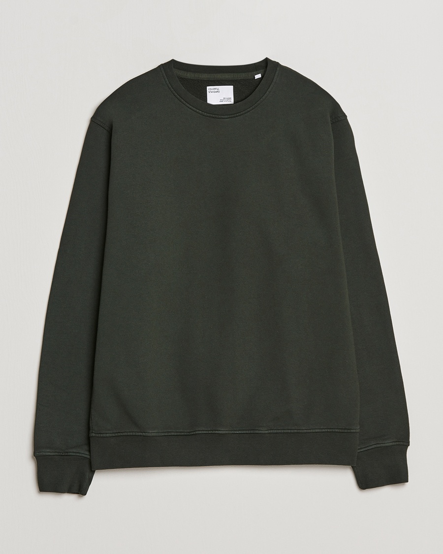 Colorful Standard Classic Organic Crew Neck Sweat Hunter Green – Groen