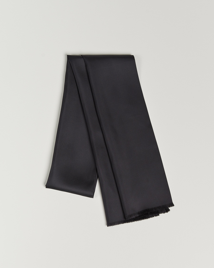 Heren | Business & Beyond | Amanda Christensen | Ceremony Self Fringes Scarf Black