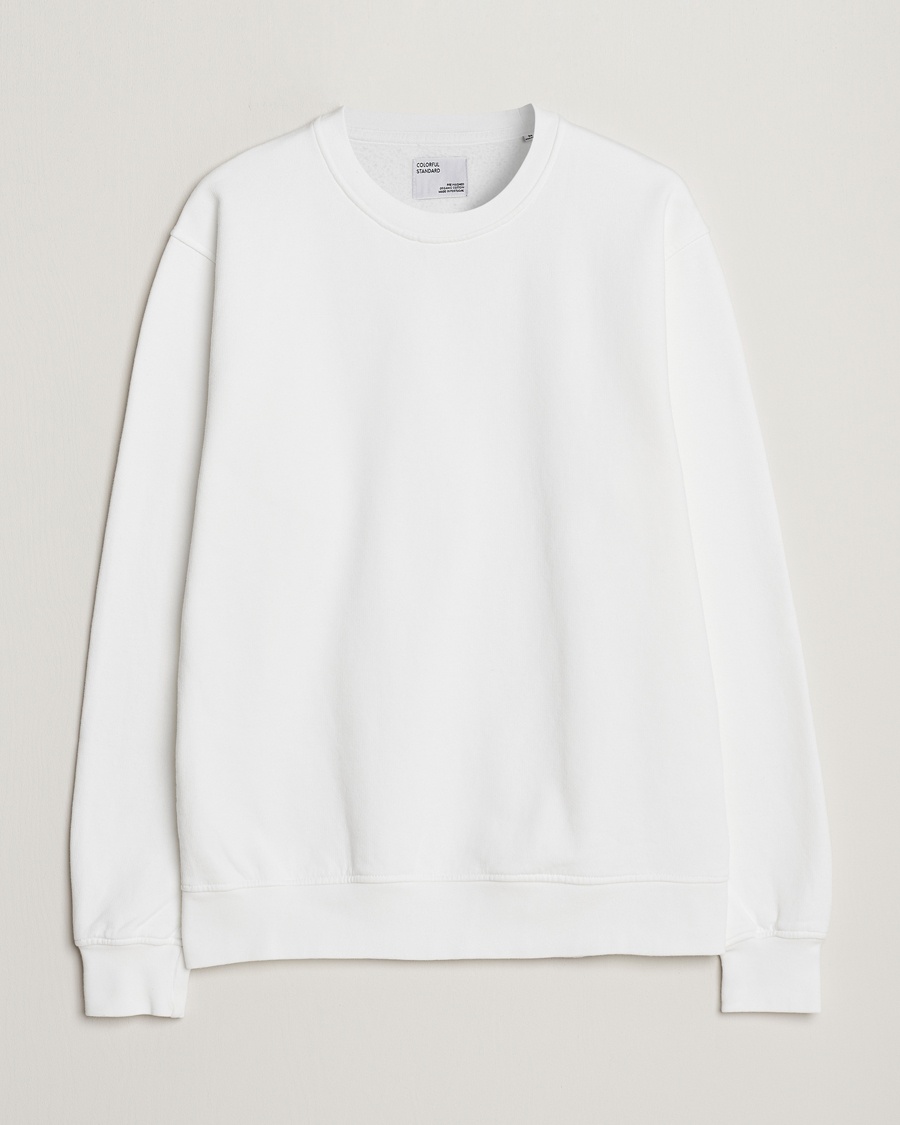 Colorful Standard Classic Organic Crew Neck Sweat Optical White – Wit