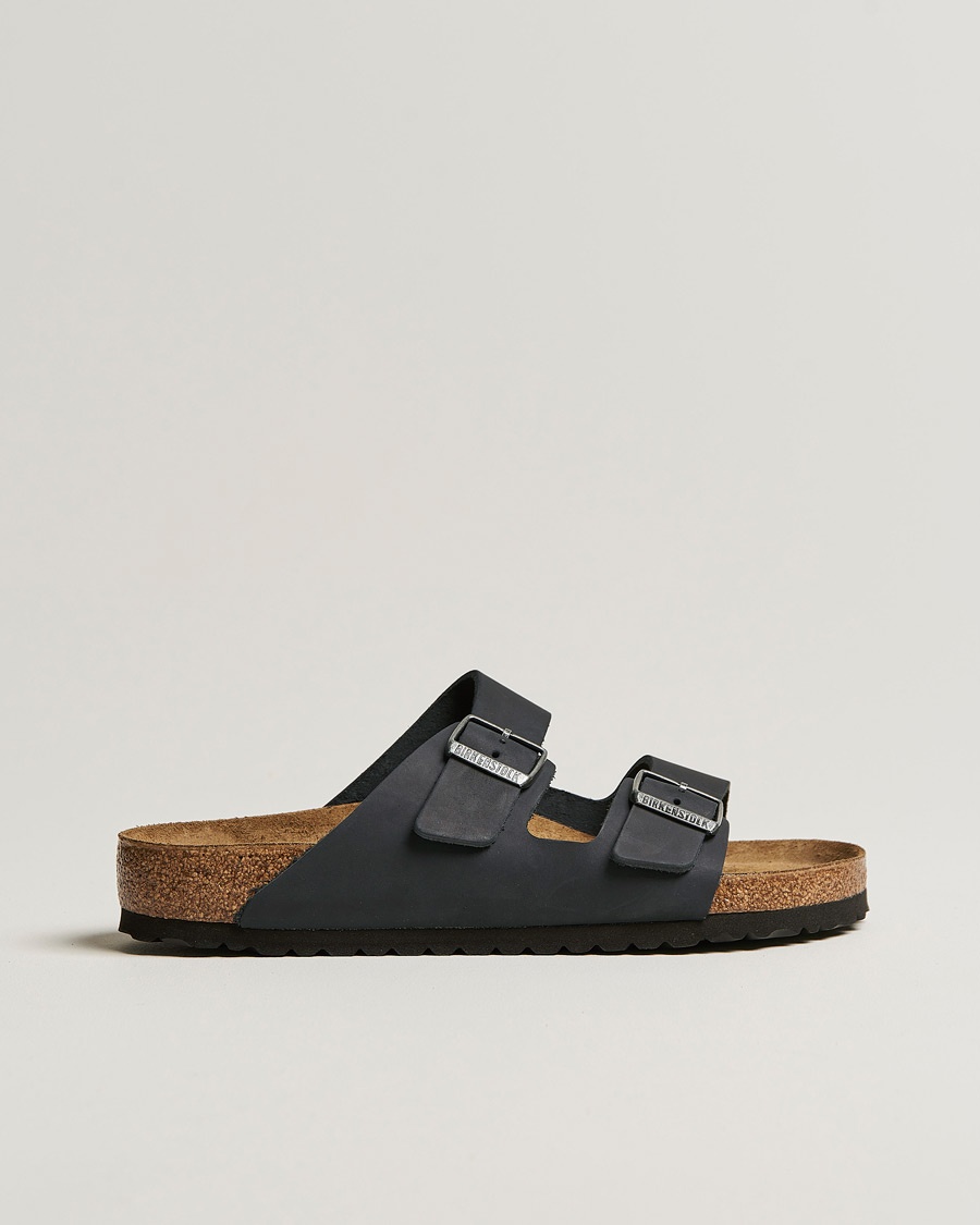  Arizona Classic Footbed Black Olied Leather