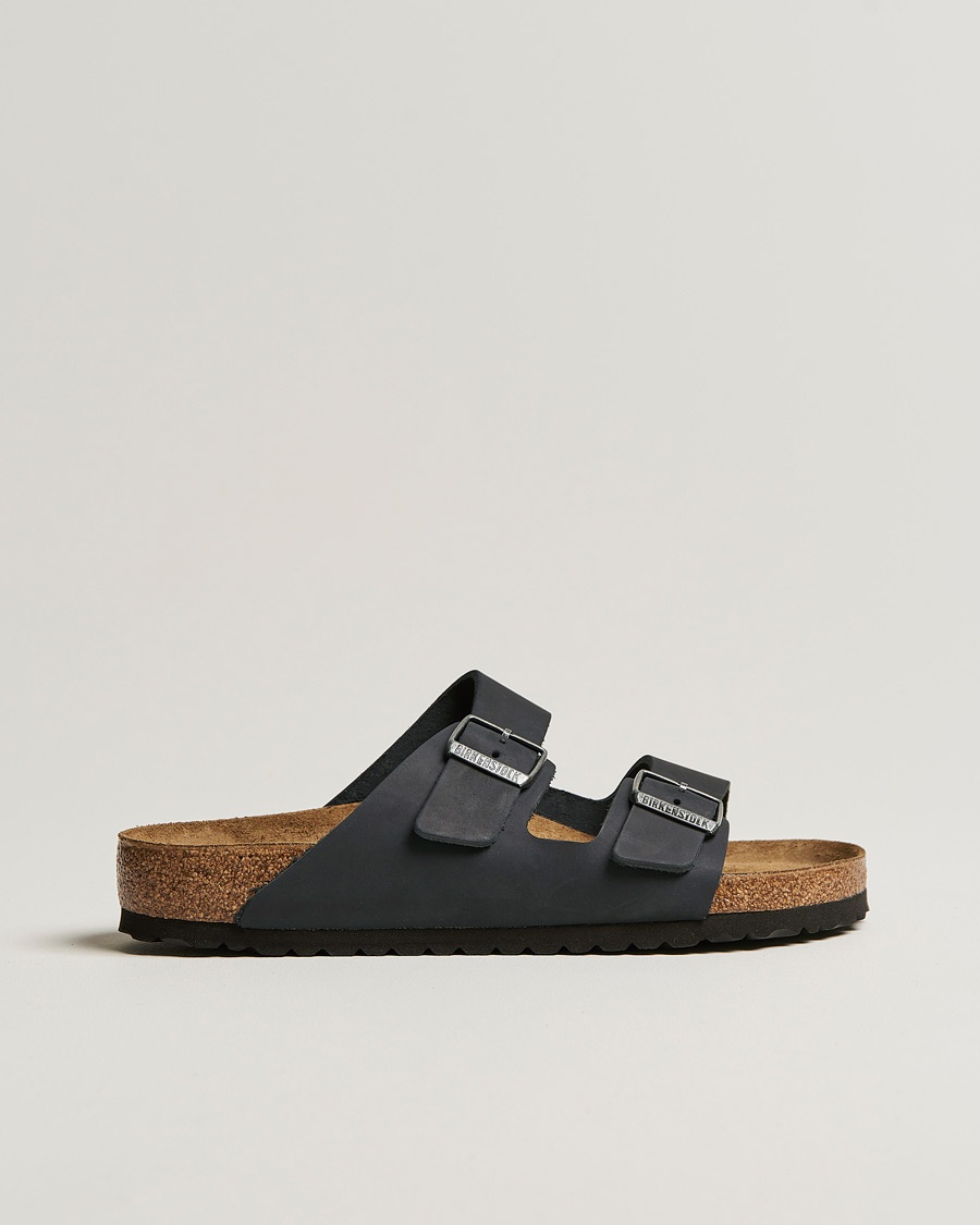 BIRKENSTOCK Arizona Classic Footbed Black Oiled Leather – Zwart