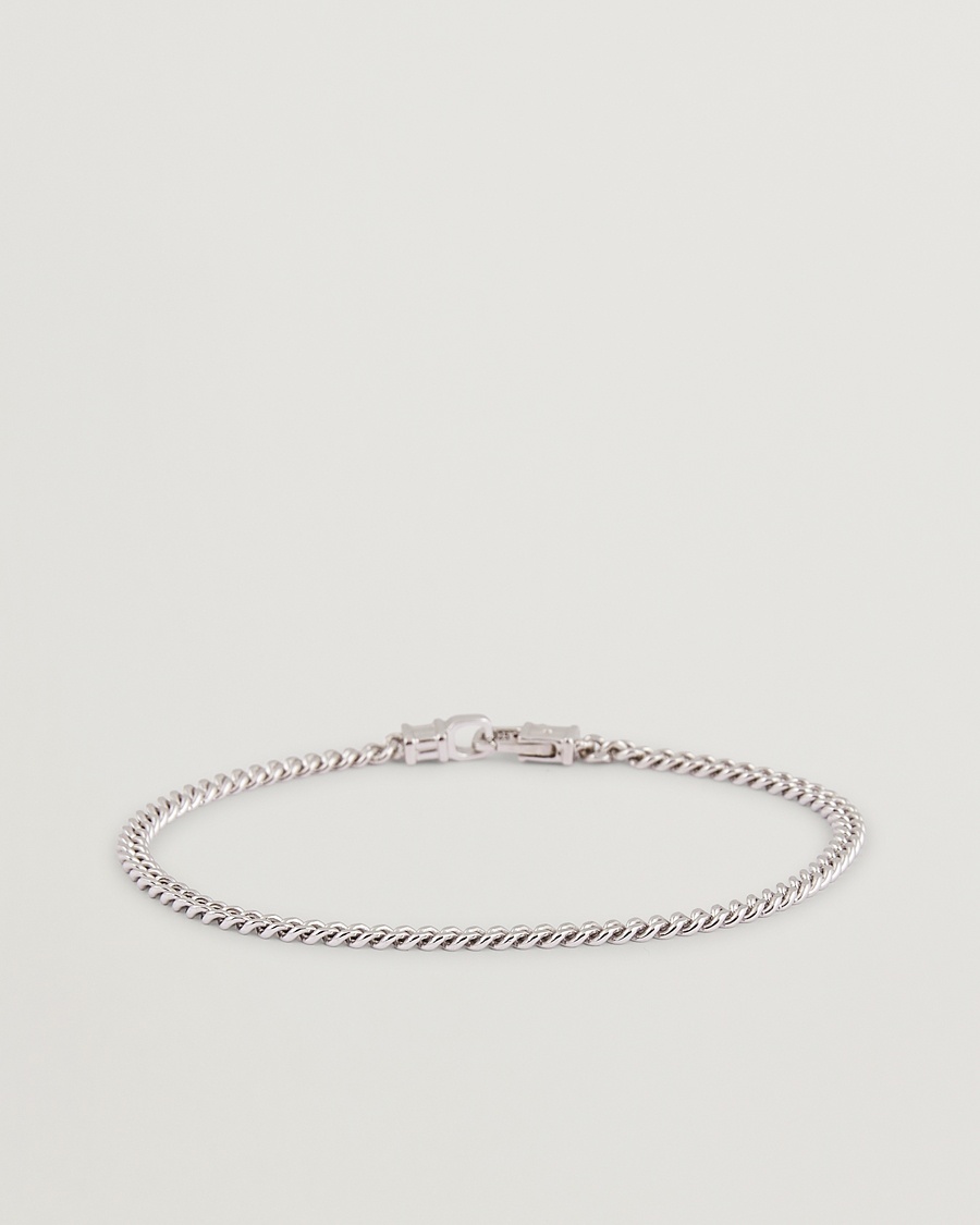 Heren | | Tom Wood | Curb Bracelet M Silver