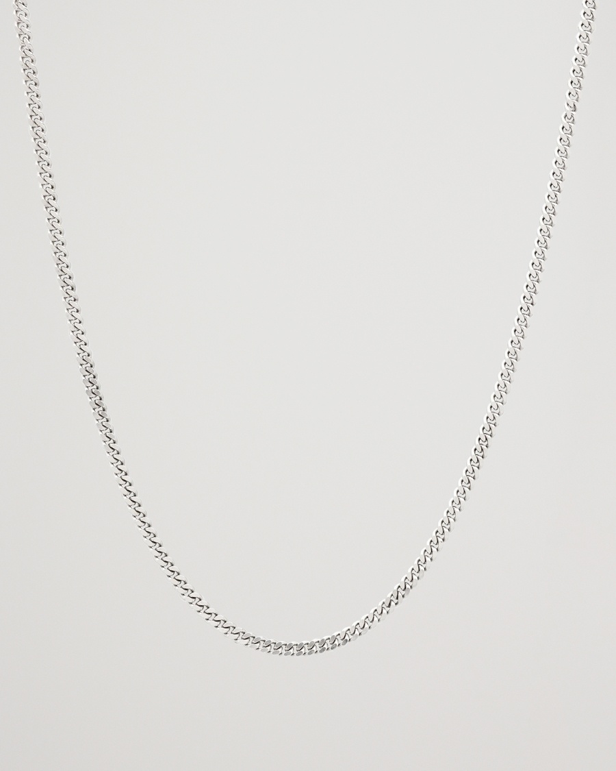 Tom Wood Curb Chain M Necklace Silver – Zilver