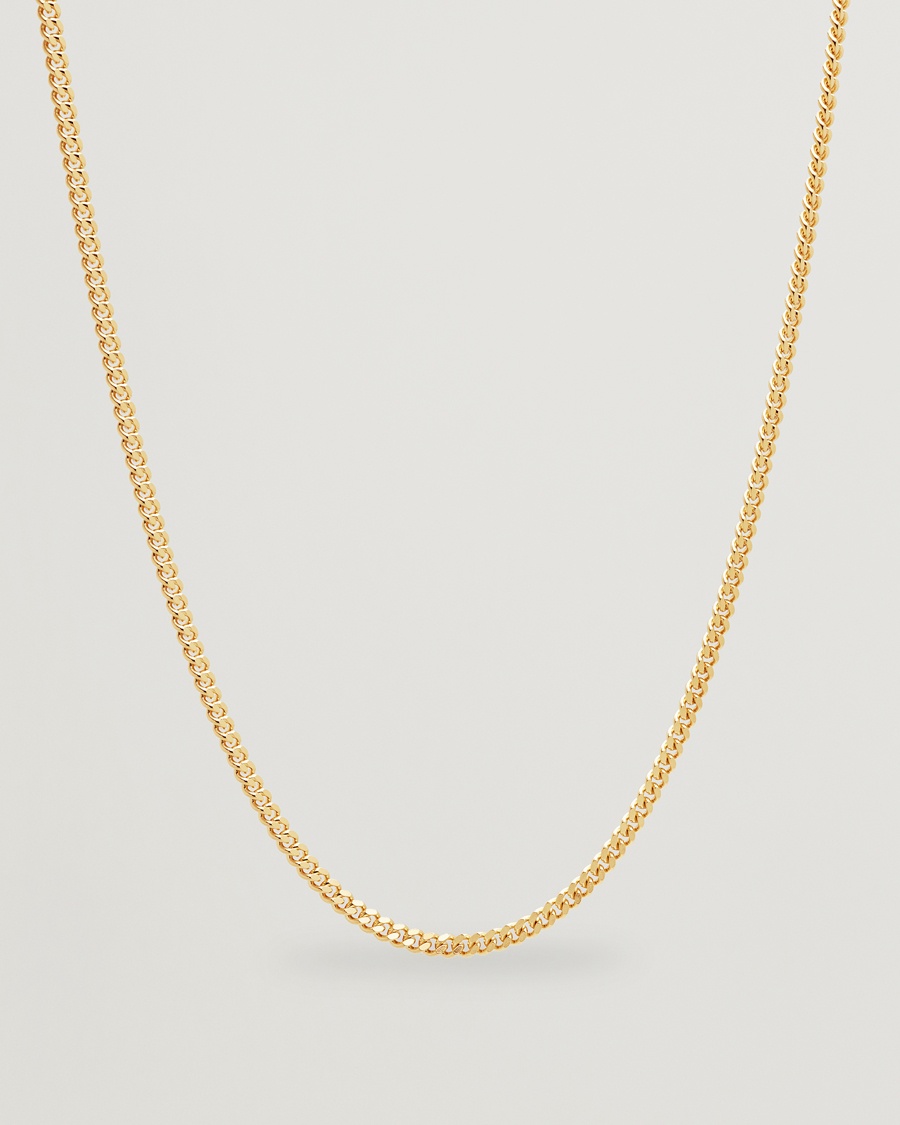 Tom Wood Curb Chain M Necklace Gold – Goud