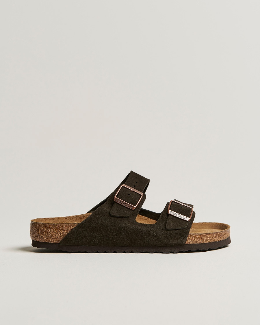 BIRKENSTOCK Arizona Soft Footbed Mocha Suede – Bruin