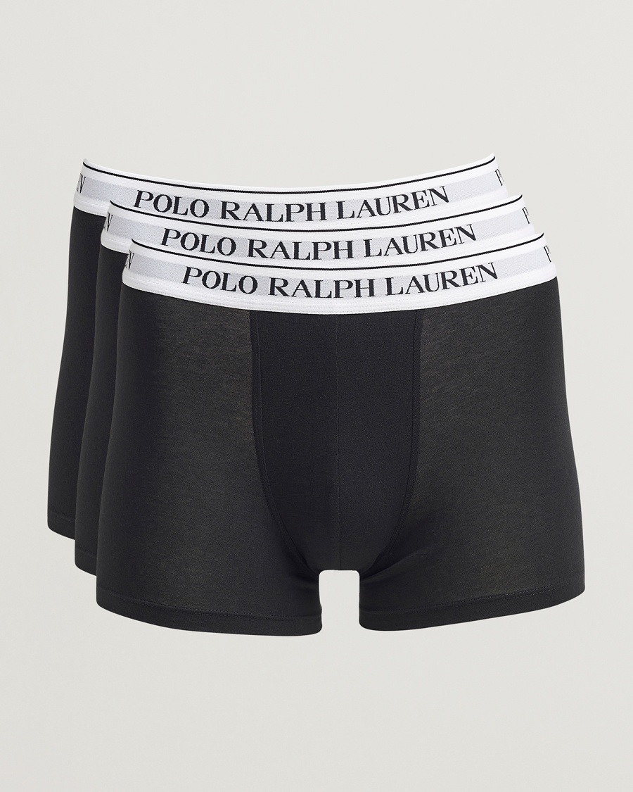 Polo Ralph Lauren 3-Pack Trunk Black – Zwart