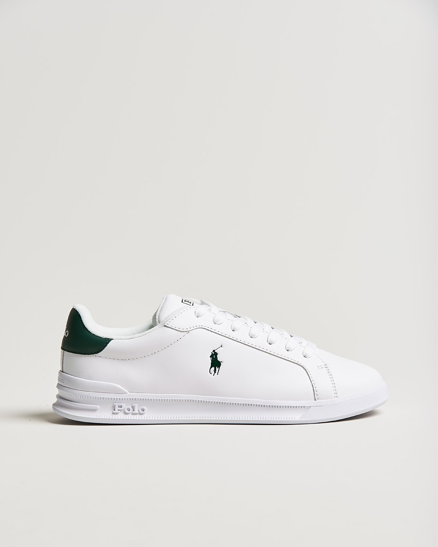 Polo Ralph Lauren Heritage Court Sneakers White/College Green – Wit