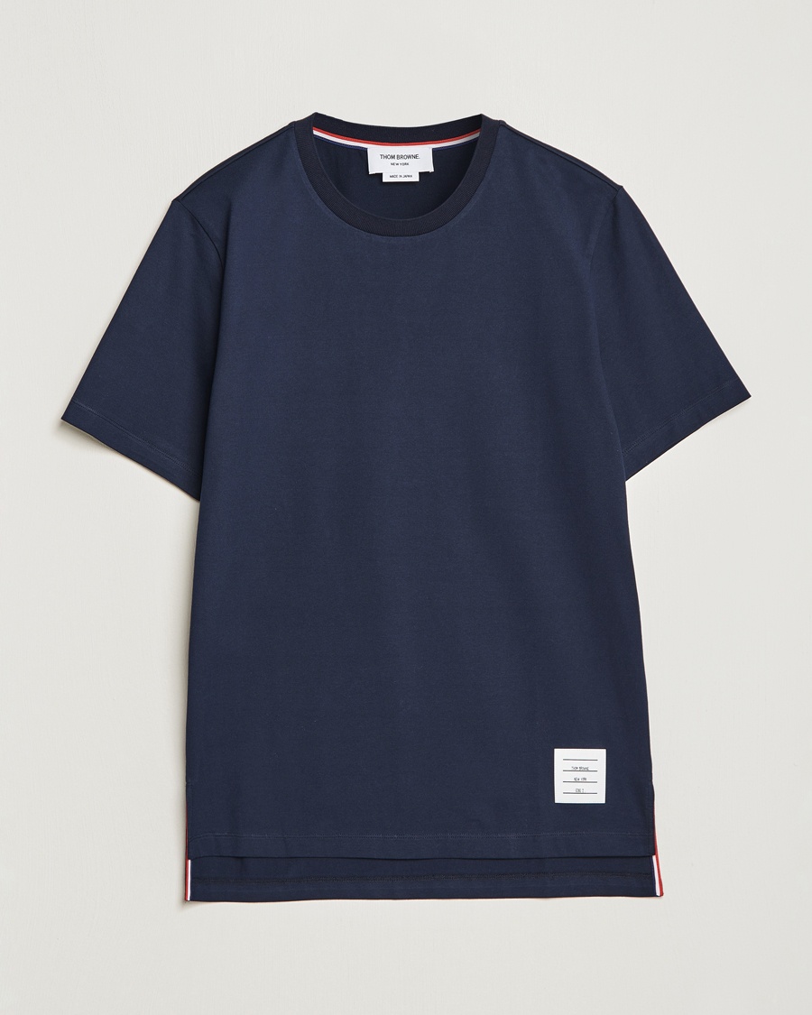 Thom Browne Relaxed Fit T-Shirt Navy – Blauw