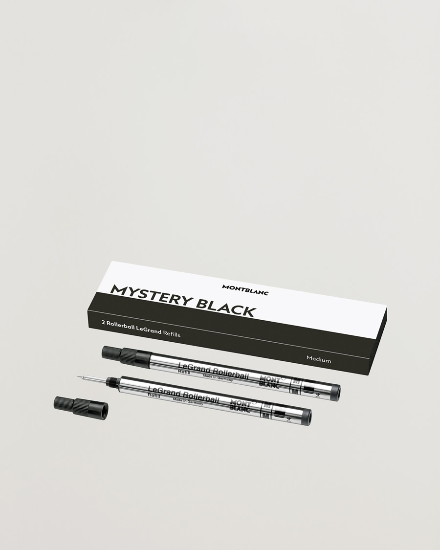 Montblanc 2 Rollerball LeGrand Pen Refills Mystery Black – Zwart