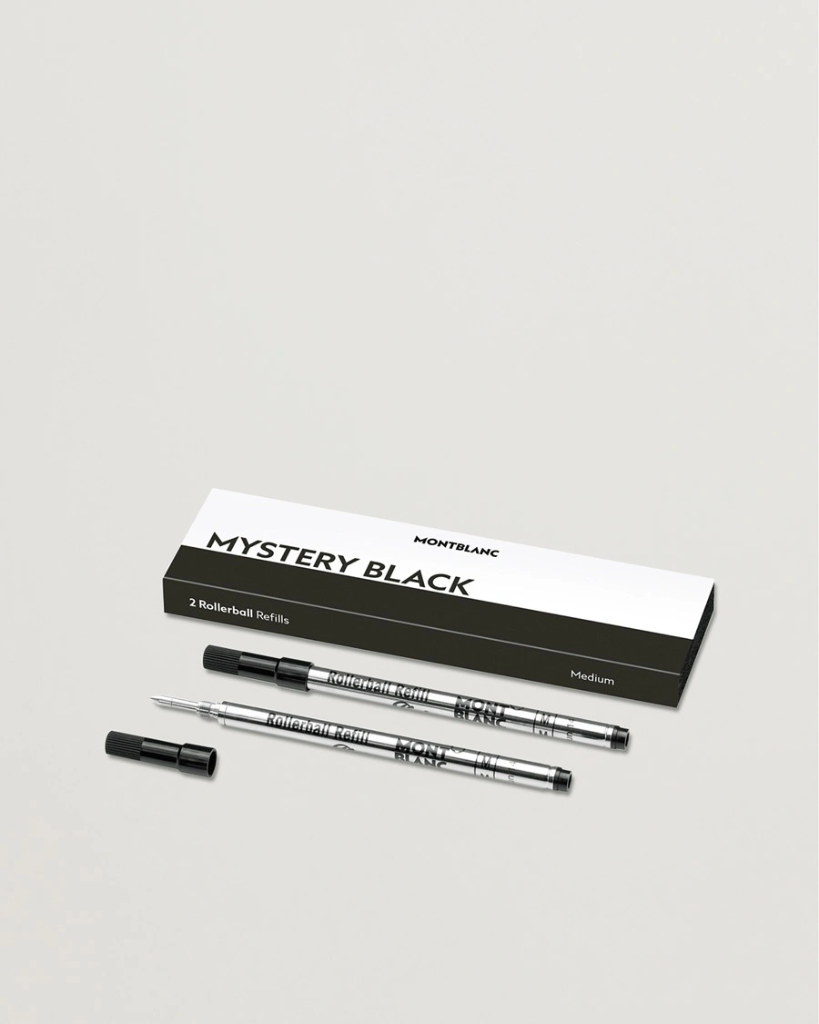 Montblanc 2 Rollerball Refills Mystery Black – Zwart