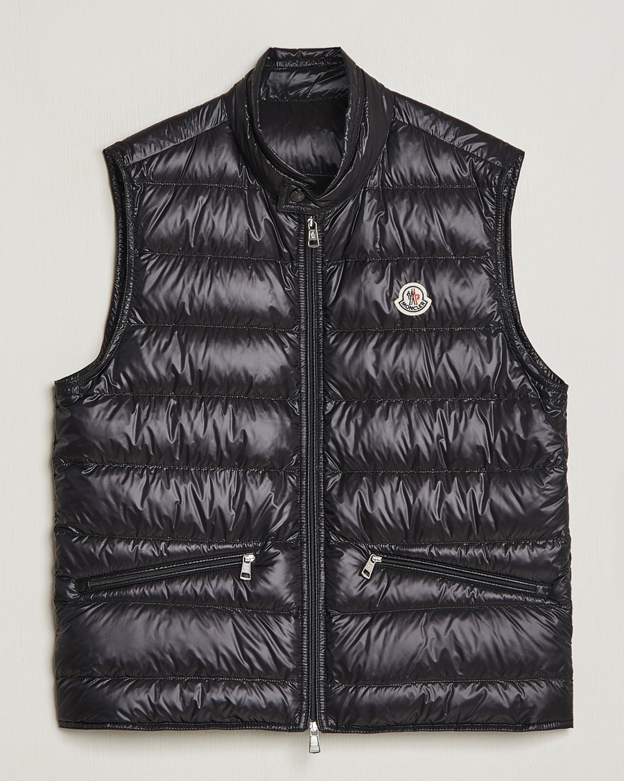 Moncler Gui Down Vest Black – Zwart
