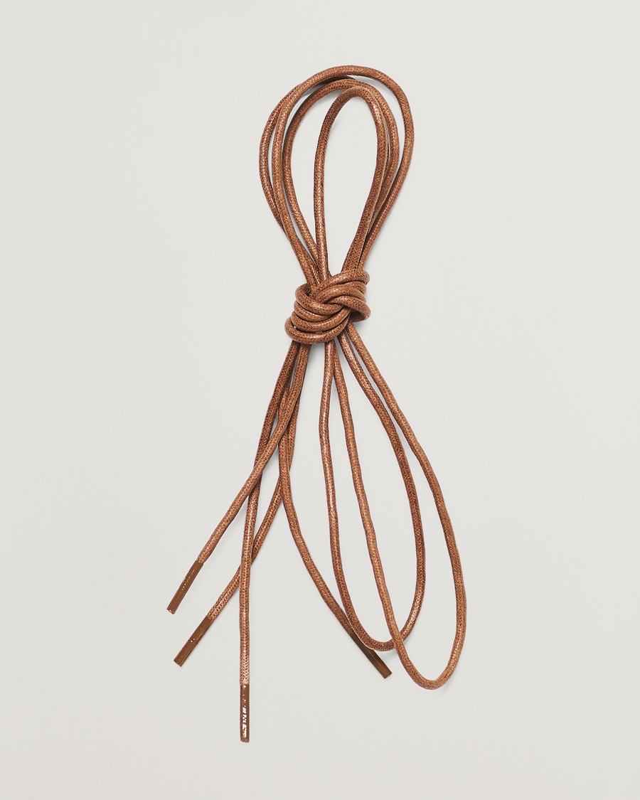 Saphir Medaille d'Or Shoe Laces Thin Waxed 75cm Tobacco – Bruin