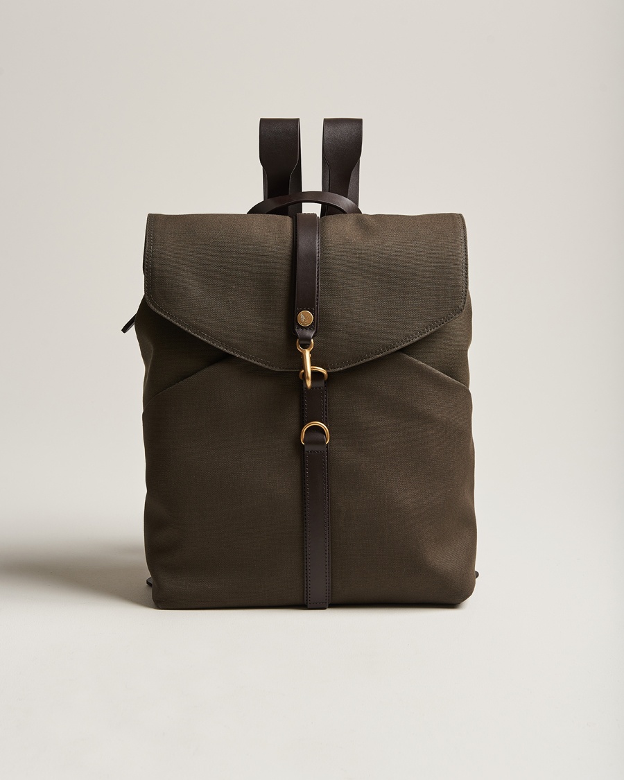 Mismo M/S Rucksack Army/Dark Brown – Bruin
