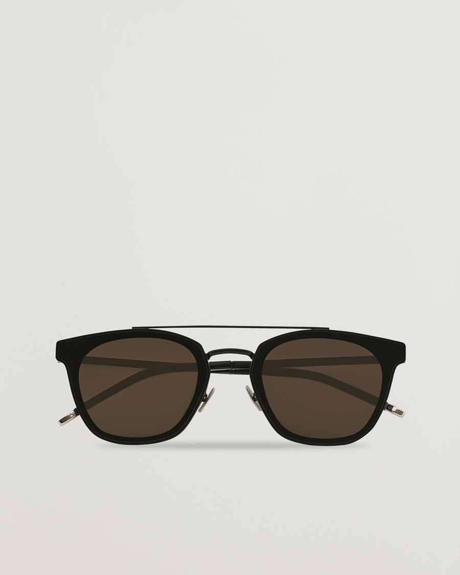 Saint Laurent SL 28 Sunglasses Black/Grey – Zwart
