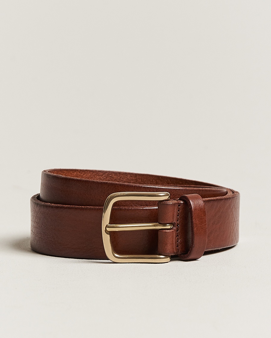 Anderson's Leather Belt 3 cm Cognac – Bruin