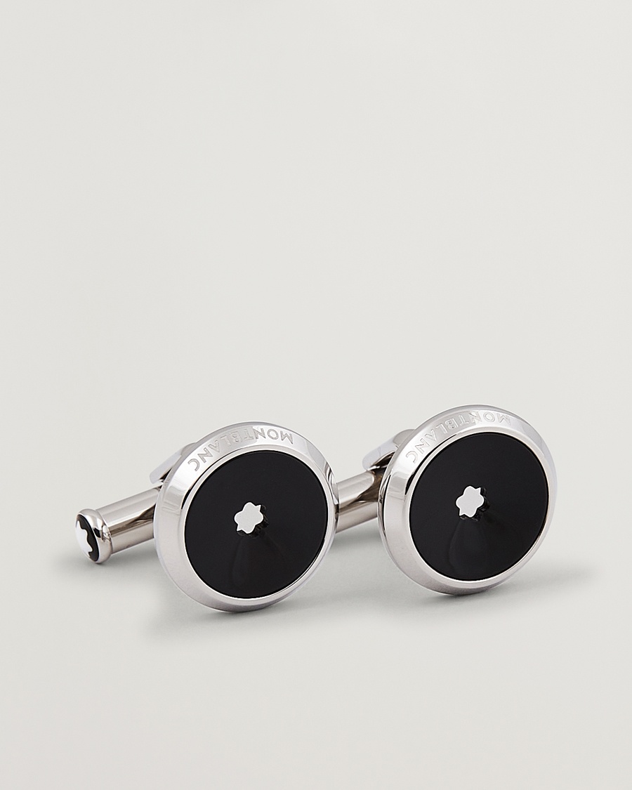 Montblanc Star Cufflinks Black Resin – Zwart