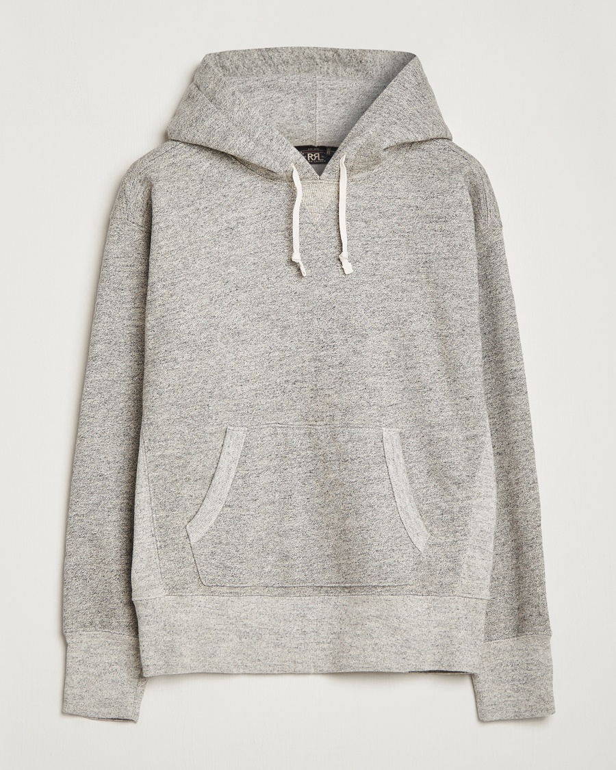 RRL Hooded Pullover Athletic Grey Heather – Grijs