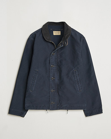 RRL Bower Deck Jacket Dark Navy – Blauw