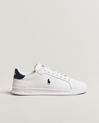 Polo Ralph Lauren Heritage Court Sneakers White/Newport Navy – Wit