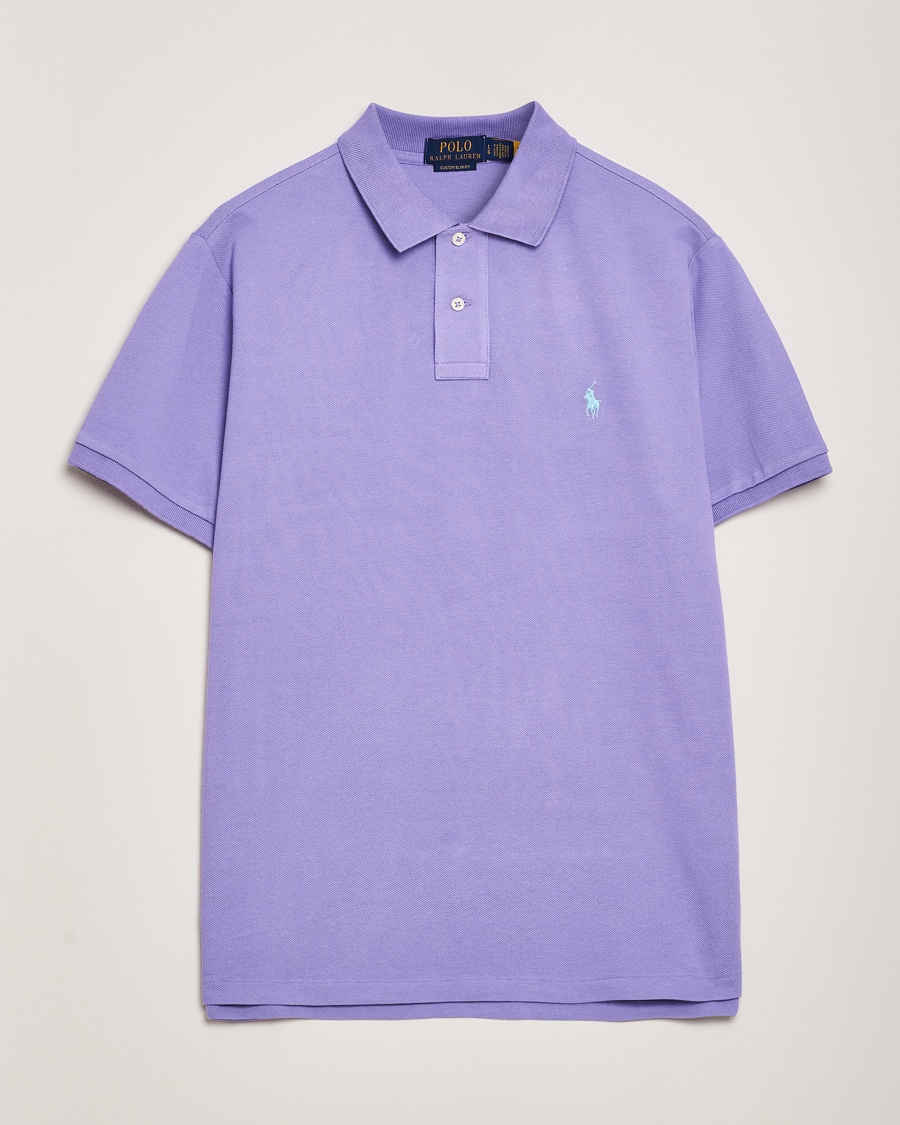 Polo Ralph Lauren Custom Slim Fit Polo Cactus Purple – Paars