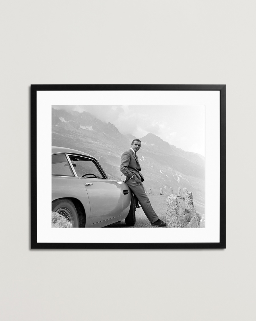 Heren | Student | Sonic Editions | Framed Connery And His Aston Martin