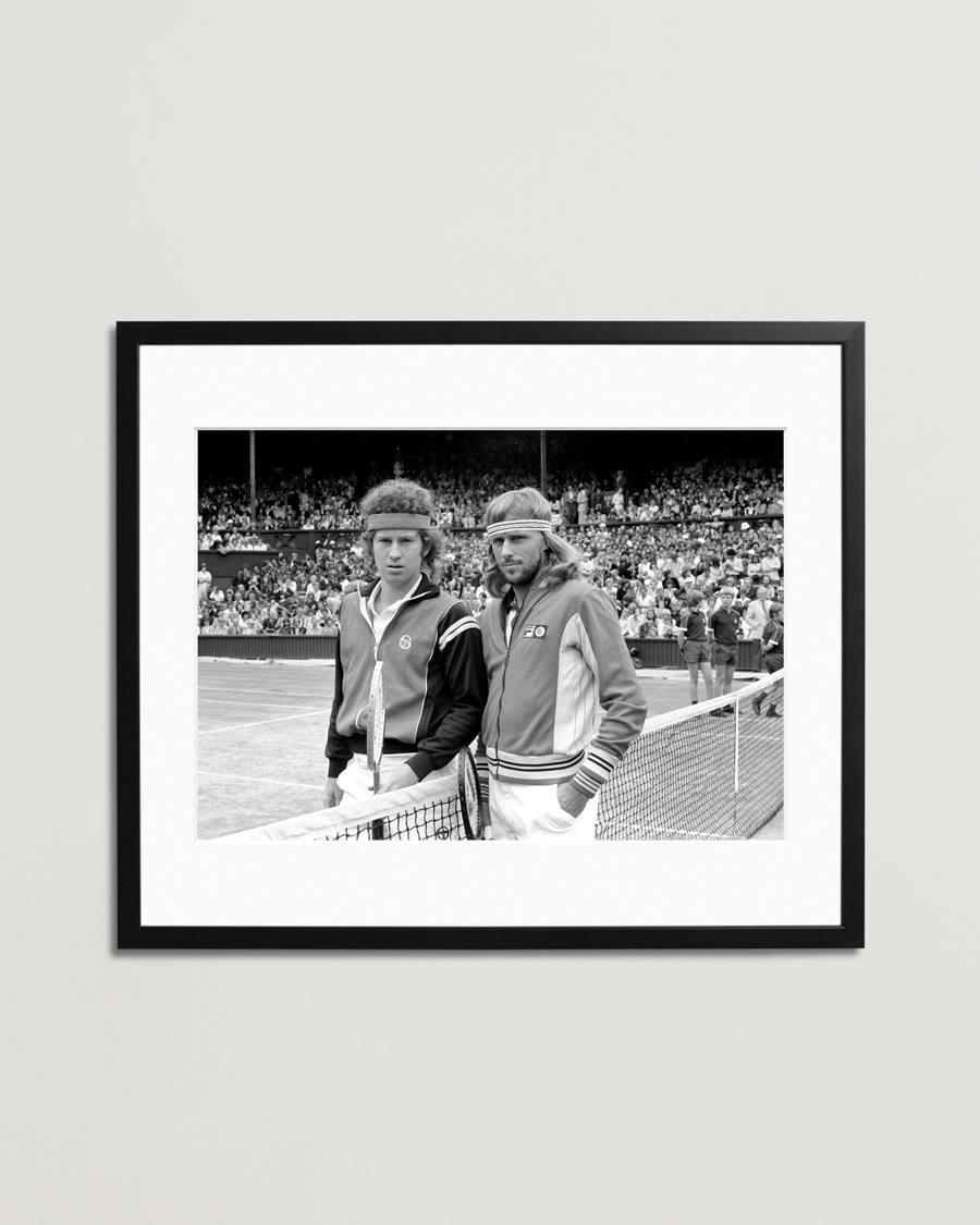 Sonic Editions Framed Wimbledon 1980 Mens Final