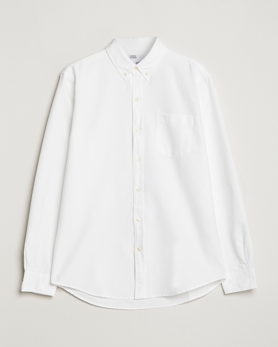 Heren | Christmas 2024 | Colorful Standard | Classic Organic Oxford Button Down Shirt White