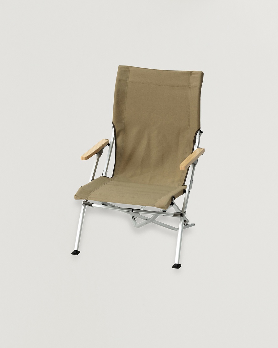 Snow Peak Low Beach Chair Khaki