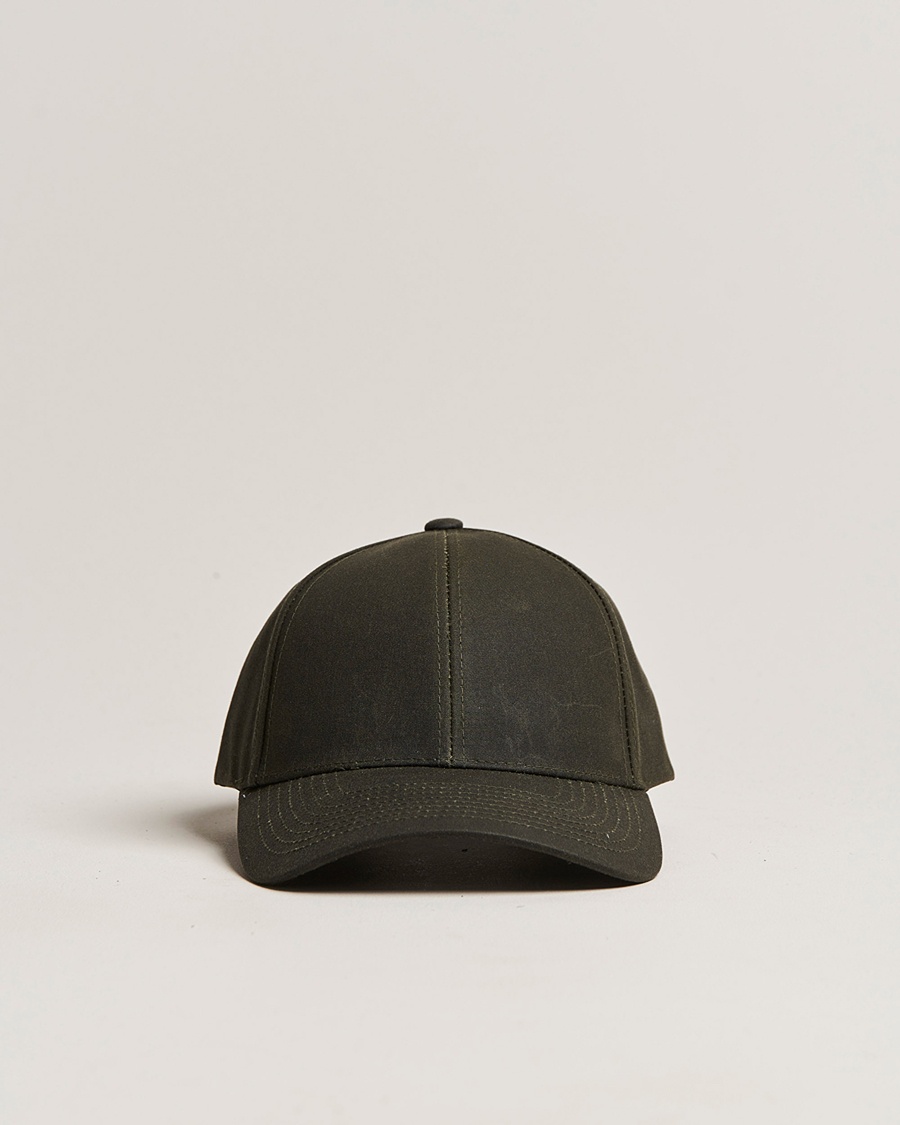 Heren | | Varsity Headwear | Oilskin Baseball Cap Ivy Green