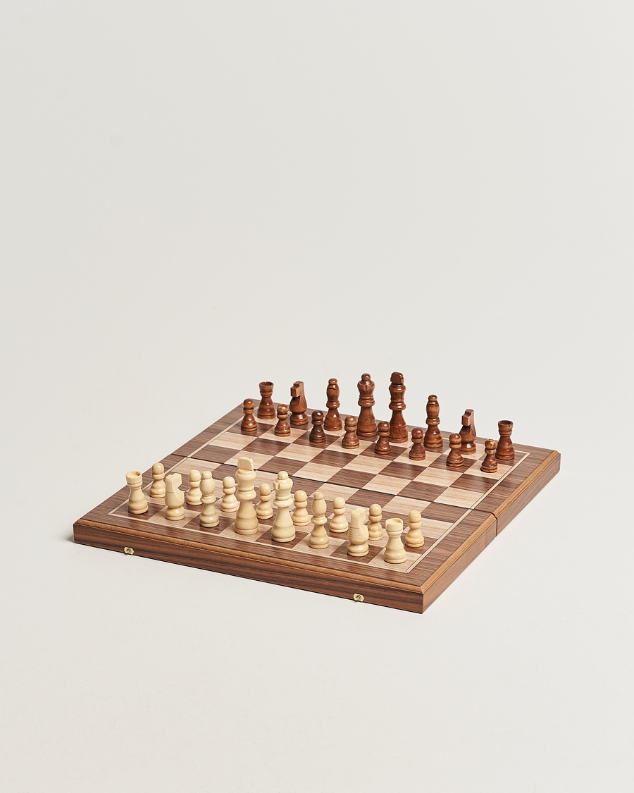 Manopoulos Walnut Chess & Backgammon – Bruin