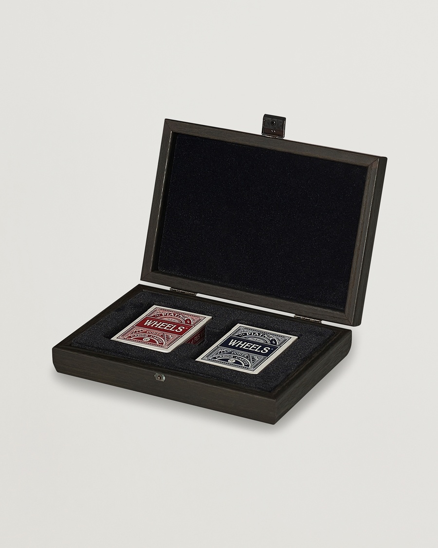 Heren | Onder de 50 | Manopoulos | Wooden Card Case Black